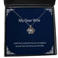 perfect wife i wish that i would be the one to brighten up your face and send you gag holiday crown pendant necklace for wife