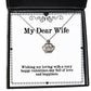 wife gifts for wife wishing my loving wife a very happy valentines day fancy wife crown pendant necklace jewelry from husband christmas new years valentines day easter mothers day fathers