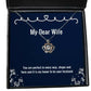funny wife you are perfect in every way shape and form and it is my honor to be your wife crown pendant necklace from husband