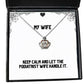 new wife crown pendant necklace keep calm and let the podiatrist wife handle it present for wife brilliant from husband