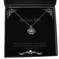 sarcasm wife may your life be filled with smiles laughter may it be peaceful always wife crown pendant necklace from husband