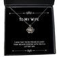 i wish that youre feeling so lucky today because everyday with you is a wife crown pendant necklace funny wife jewelry for wife