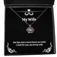 unique idea wife hot lips and a warm heart are what i wish for you my lovely cool christmas crown pendant necklace for wife