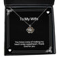 inspire wife you have a way of making my heart smile sweetheart thank god unique christmas crown pendant necklace for wife