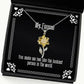 you make me feel like the luckiest person in the world sunflower pendant necklace fiancee present from funny jewelry for fiancee birthday present fiancee birthday gift ideas what to get