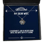 brilliant wife a husbands job is never done until his wife says its done epic crown pendant necklace for wife from husband