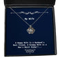 joke wife a happy wife is a husbands best friend a grumpy wife is a mans fun crown pendant necklace for wife from husband