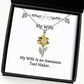 unique wife my wife is an awesome tool maker perfect sunflower pendant necklace for from husband