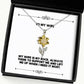 wife gifts for wife my wife is my rock always there to support me gag wife sunflower pendant necklace jewelry from husband funny jewelry funny gifts funny gift ideas unique jewelry unique