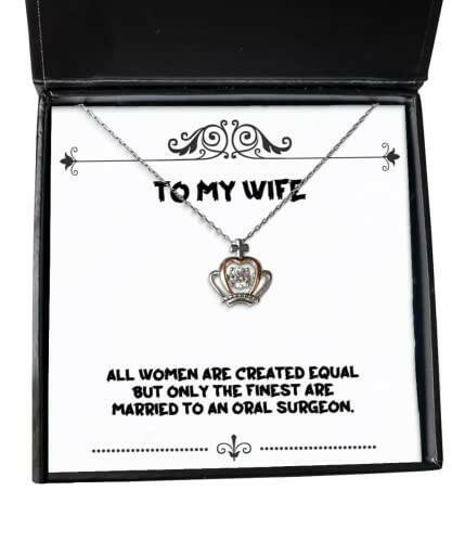 unique wife crown pendant necklace all women are created equal but only the finest are sarcasm gifts for wife
