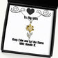 gag wife keep calm and let the nurse wife handle it wife sunflower pendant necklace from husband
