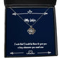 fun wife i wish that i could be there to give you a hug whenever you need one holiday crown pendant necklace for wife