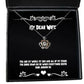 fancy wife you are my world my sun and all of my stars you shine down on me useful crown pendant necklace for wife from husband