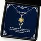 fun wife sunflower pendant necklace all women are created equal but only the present for wife beautiful gifts from husband unique wife gifts unique gifts for wife best wife gifts cool wife