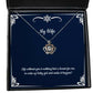 motivational wife crown pendant necklace life without you is nothing but a dream for me present for wife brilliant from husband
