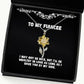fancy fiancee sunflower pendant necklace i may not be rich but ill be wealthy in love motivational gifts engagement ring wedding ring bridal jewelry grooms gift proposal