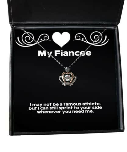 funny fiancee crown pendant necklace i may not be a famous athlete but i can gifts for present from jewelry for fiancee engagement ring wedding ring diamond ring gold ring silver ring