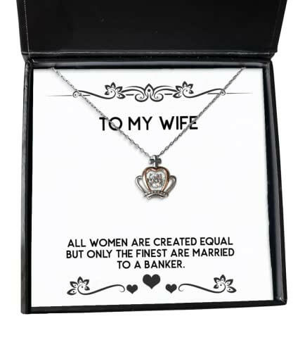 best wife crown pendant necklace all women are created equal but only the finest are married to a epic for wife holiday