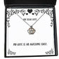 nice wife crown pendant necklace my wife is an awesome chef unique idea for christmas