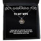 i wish that my love for you would never fade or begin to wane but only wife crown pendant necklace unique idea wife jewelry for wife