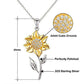 inspire wife keep calm and let the youth minister wife handle it wife sunflower pendant necklace from husband