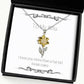 i love you more than a fat kid loves cake sunflower pendant necklace wife jewelry new for wife