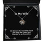 brilliant wife all women are created equal but only the finest are married to an executive wife crown pendant necklace from husband