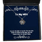 fancy wife you are the light of my life the one who keeps me going on bad days and the holiday crown pendant necklace for wife