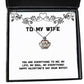 you are everything to me my life my soul my everything happy crown pendant necklace wife present from husband new jewelry for wife
