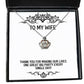 fancy wife crown pendant necklace thank you for making our lives one great big party every single useful for wife holiday