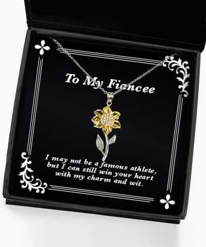 brilliant fiancee gifts i may not be a famous athlete but i can still win your heart fiancee sunflower pendant necklace from funny fiancee gift ideas unique fiancee gifts cool fiancee gifts