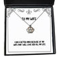 motivational wife crown pendant necklace i am a better man because of my wife and i will love present for wife funny gifts from husband