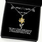 the only thing more badass than a transcriptionist is a transcriptionist wife sunflower pendant necklace nice wife jewelry for wife