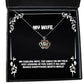 my darling wife the smile on my face just looking at you says it all wife crown pendant necklace brilliant wife jewelry for wife