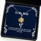 i wish that i could be the first thing you think of in the morning and wife sunflower pendant necklace cool wife jewelry for wife