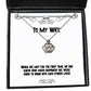 fancy wife when we met for the first time no one knew how much happiness we were cute crown pendant necklace for wife from husband