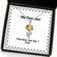 funny aunt gifts every great aunt says f word cool christmas sunflower pendant necklace from