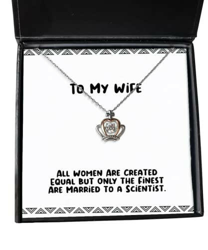 motivational wife gifts all women are created equal but only the finest are gag holiday crown pendant necklace gifts for wife unique wife gifts unique gifts for wife best wife gifts cool wife