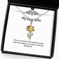 there is no one else in the world who could make me as happy as sunflower pendant necklace wife jewelry unique gifts for wife spouse girlfriend husband boyfriend significant other