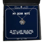 new wife gifts my wife i love you so much and ill always treasure the times we new holiday crown pendant necklace from wife hanukkah gifts kwanzaa gifts birthday gifts