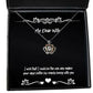 sarcastic wife crown pendant necklace i wish that i could be the one who makes your days present for wife unique from husband