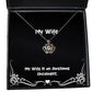 brilliant wife my wife is an awesome oncologist nice crown pendant necklace for from husband