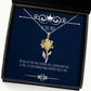 nice wife the way our lives have combined into a journey which has no end its mind holiday sunflower pendant necklace for wife