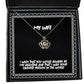 inspirational wife gifts i wish that you would always be my valentine and that i was your fun crown pendant necklace for wife from husband