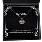 reusable wife keep calm and let the law enforcement officer wife handle it inspire christmas crown pendant necklace from wife