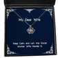 keep calm and let the social worker wife handle it crown pendant necklace wife present from husband nice jewelry for wife