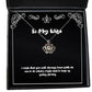 wife for wife i wish that you will always have faith in me to do whats right cute wife crown pendant necklace jewelry from husband