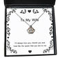 funny wife gifts ill always love you cherish you and treat like the queen unique holiday crown pendant necklace from wife hanukkah gifts kwanzaa gifts birthday gifts wedding