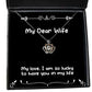 my love i am so lucky to have you in my life crown pendant necklace wife present from husband fancy jewelry for wife