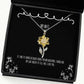 fancy wife if i had to choose between loving you and breathing i would use my funny holiday sunflower pendant necklace from wife